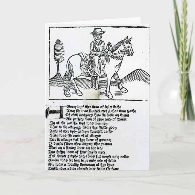 Cartão The Wife of Bath (Frente)