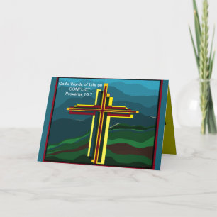 Cartão THE WORD in SCRIPTURED GREETING CARDS