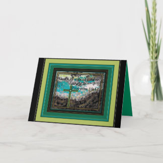 Cartão THE WORD in SCRIPTURED GREETING CARDS