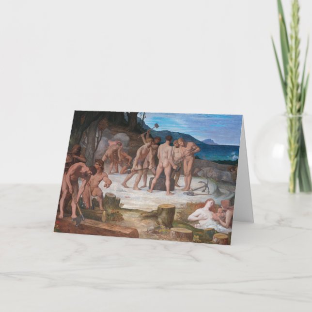 Cartão The Workers Fine Art Greetings Card (Frente)