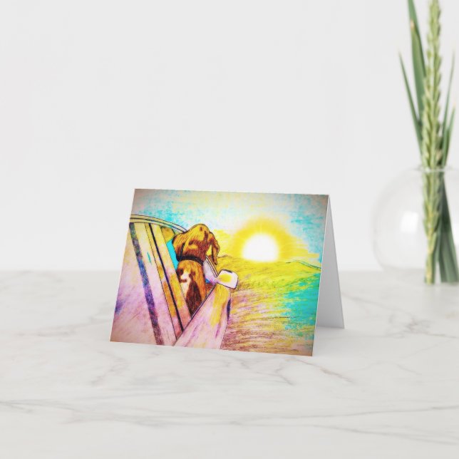 Cartão The World Is Better With You In It. (Frente)