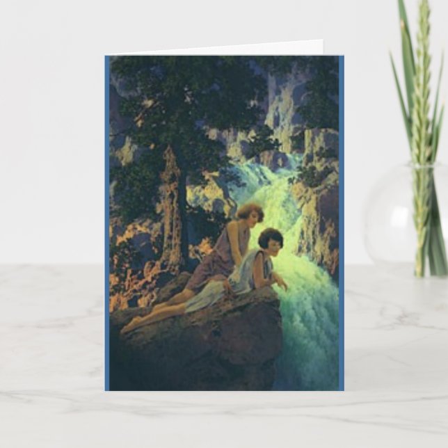 Cartão "The world is right again...with a true friend" (Frente)