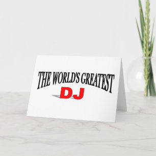 Cartão The World's Greatest DJ