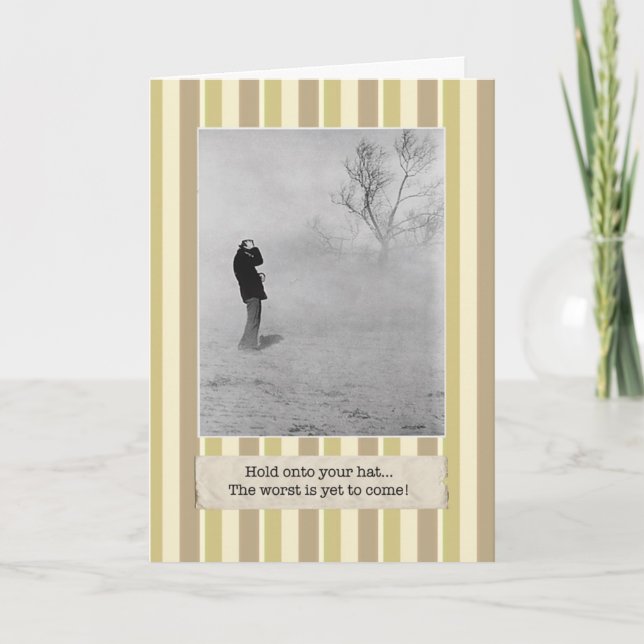 Cartão The Worst is Yet to Come! Depressing Birthday Card (Frente)