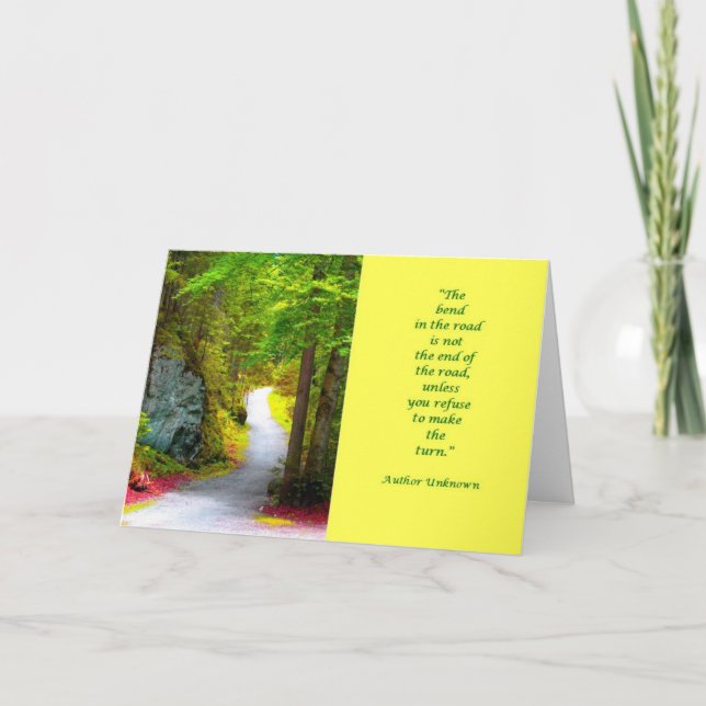 Cartão The Yellow Road (Frente)