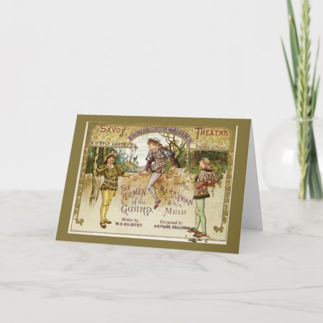 Cartão The Yeomen of the Guard (Frente)