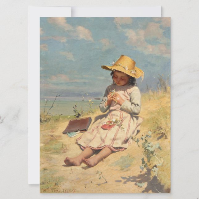 Cartão The Young Botanist (por Paul Peel) (Frente)