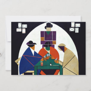 Cartão Theo van Doesburg - Jogadores de Cartas