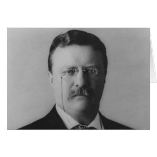 Cartão Theodore Roosevelt Portrait