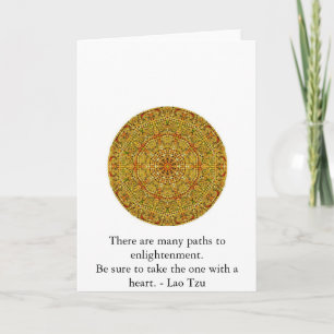 Cartão There are many paths to enlightenment.............