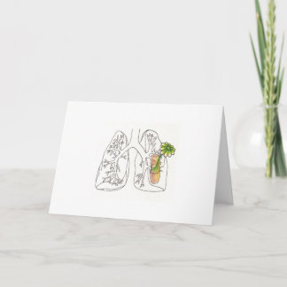 Cartão there, there lungs.