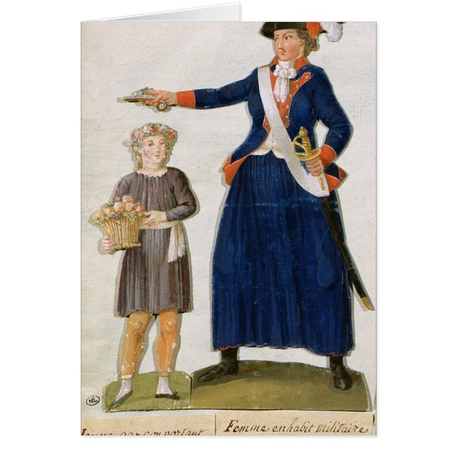 Cartão Theroigne de Mericourt (Frente)