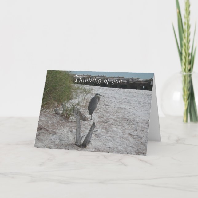 Cartão Thinking of you (Frente)
