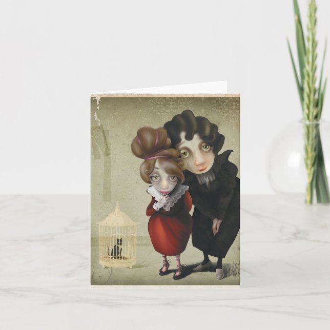 Cartão Thinking of you... (Frente)