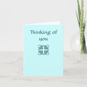 Cartão Thinking of you