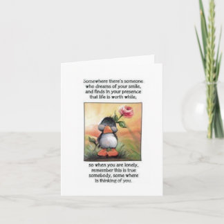 Cartão thinking of you