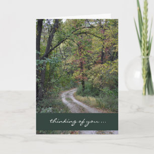 Cartão Thinking of you ...