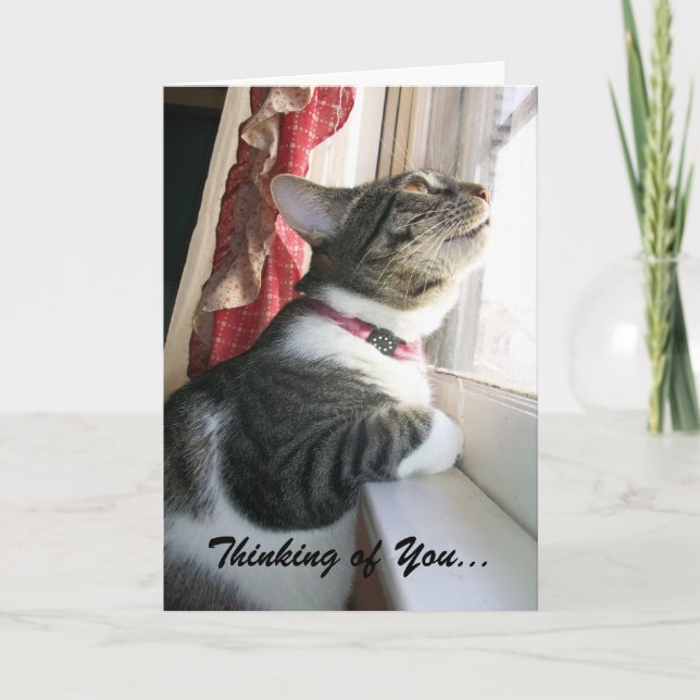 Cartão Thinking of You... (Frente)