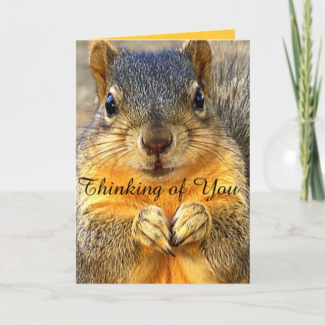Cartão Thinking of You_ (Frente)