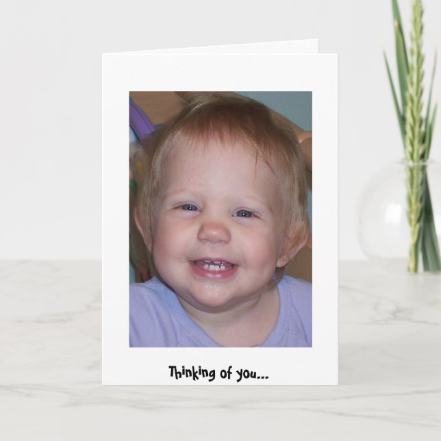 Cartão Thinking of you (Frente)