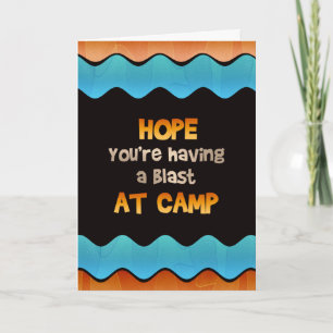 Cartão Thinking of You at Summer Camp Card