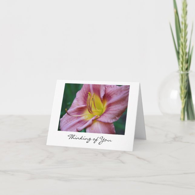 Cartão Thinking of You Blank Card (Frente)