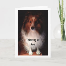 Cartão Thinking of you card.