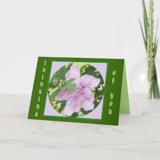 CARTÃO THINKING OF YOU CARD