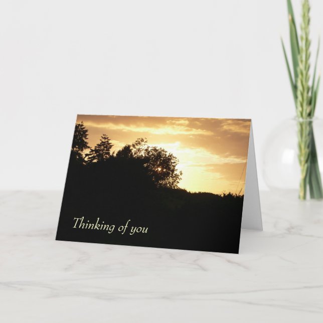 Cartão Thinking of you Card (Frente)