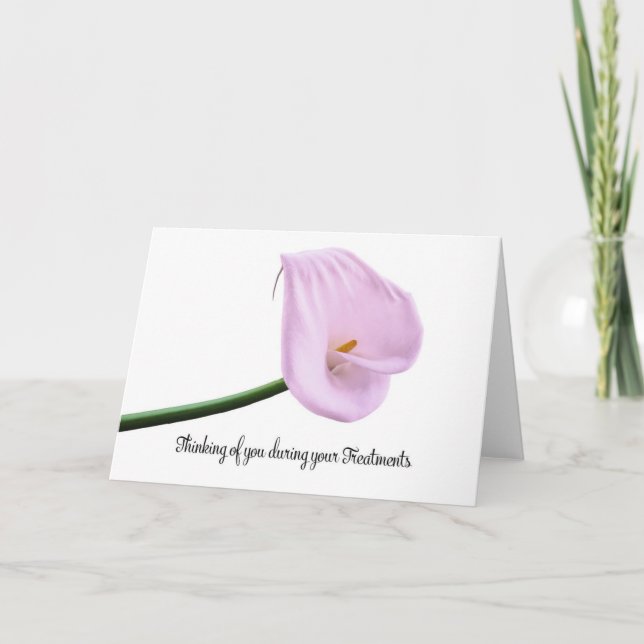 Cartão thinking of you during cancer treatments (Frente)