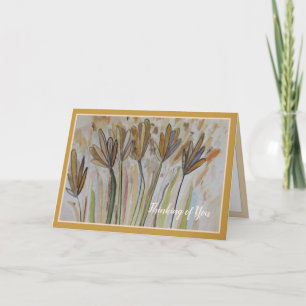 Cartão Thinking of You - Field of Wild Flowers