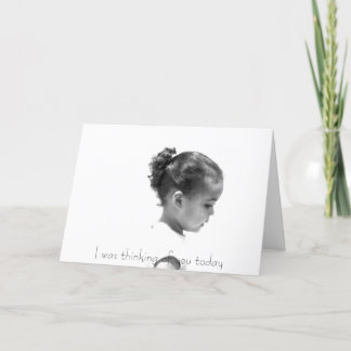 Cartão Thinking of you Greeting