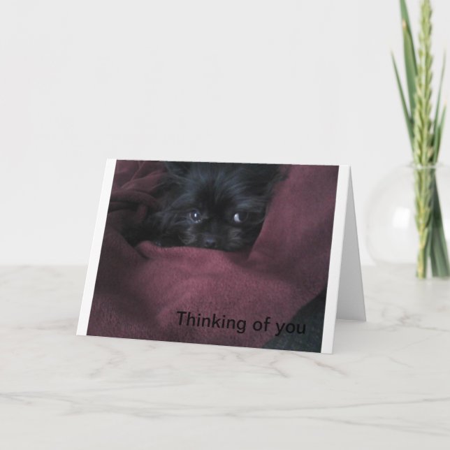 Cartão Thinking of you greeting card (Frente)