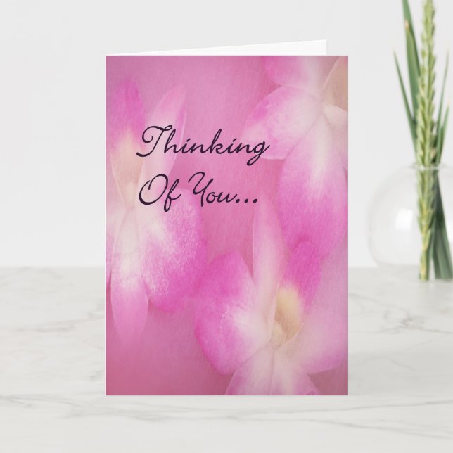 Cartão Thinking Of You Greeting Card (Frente)