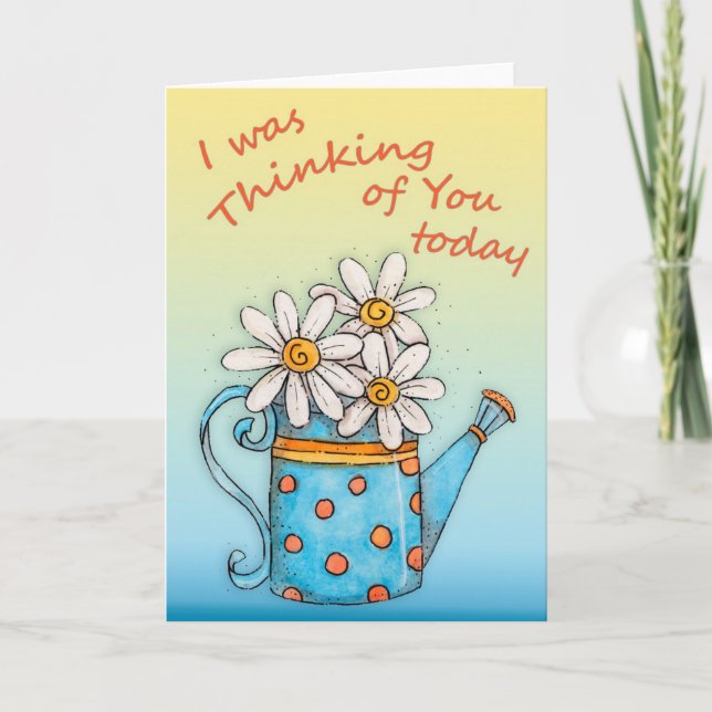 Cartão Thinking of You - Greeting card (Frente)