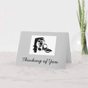 Cartão Thinking of You Greeting Card with Brownie Camera