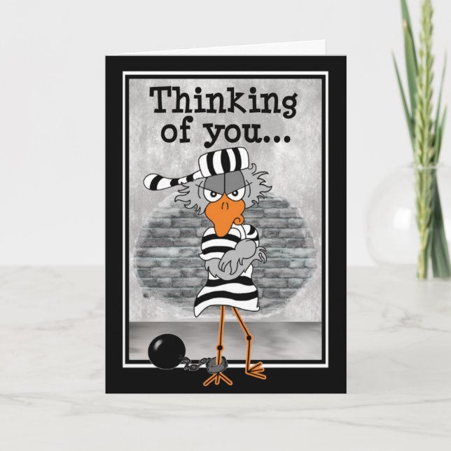 Cartão Thinking of you...I hate when that happens! (Frente)