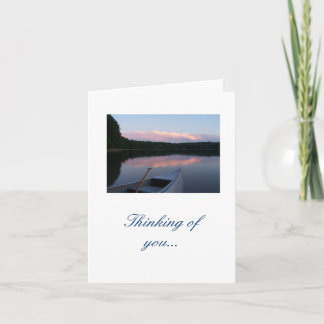 Cartão Thinking of you... notecard