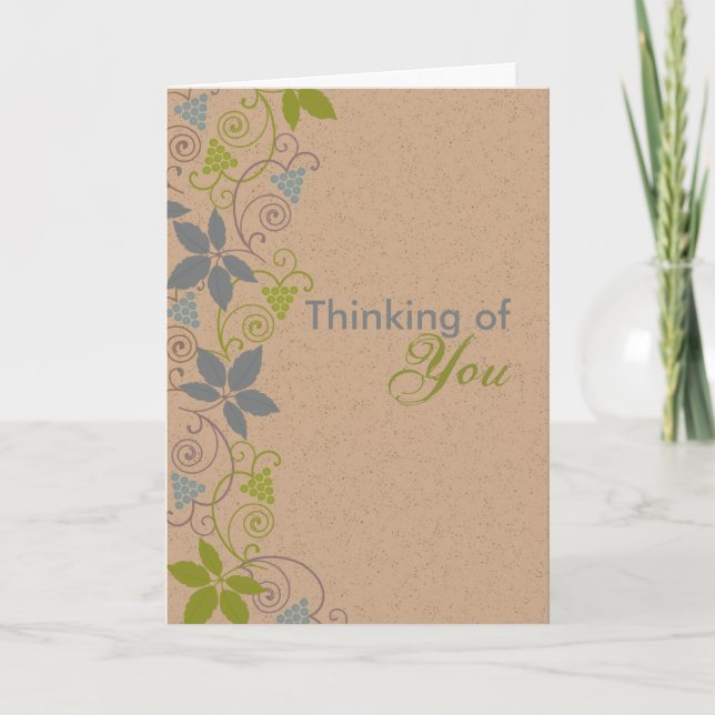 Cartão Thinking of You - Romantic Birthday Card (Frente)