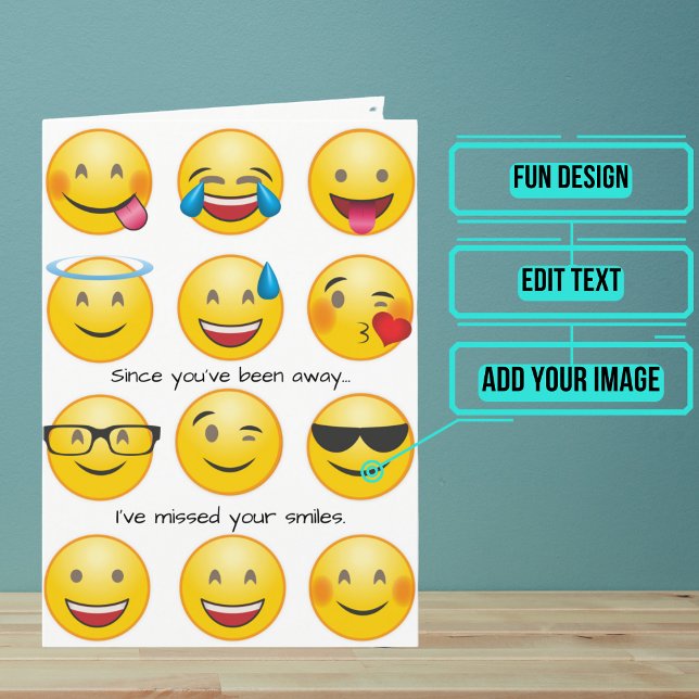 Cartão Thinking Of You Since You Have Been Away (Sending a "thinking of you" card is one of the most thoughtful messages you can send.)