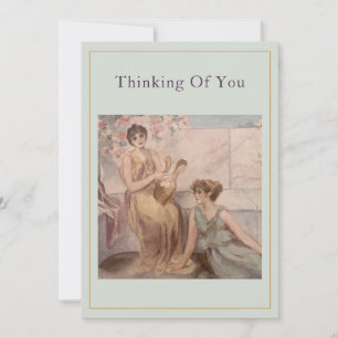 Cartão Thinking of You Vintage Sage Serenity