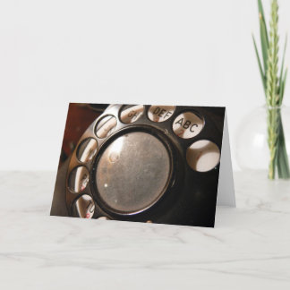 Cartão "This is your operator speaking..."