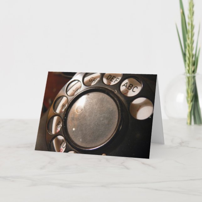 Cartão "This is your operator speaking..." (Frente)