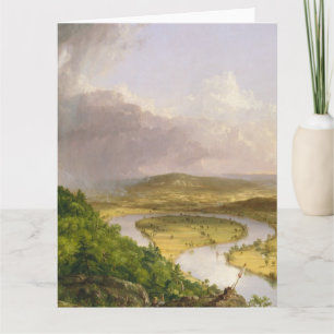 Cartão Thomas Cole O Oxbow O Rio Connecticut