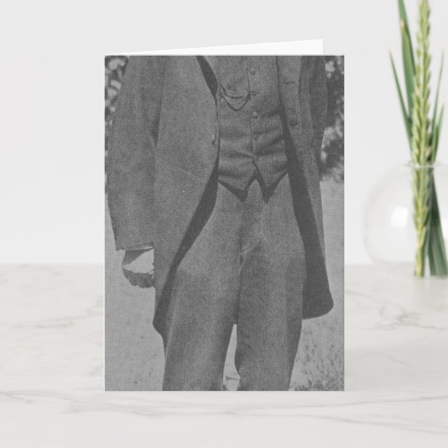 Cartão Thomas Hardy (Frente)