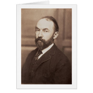 Cartão Thomas Hardy (1840-1928) (foto sépia)