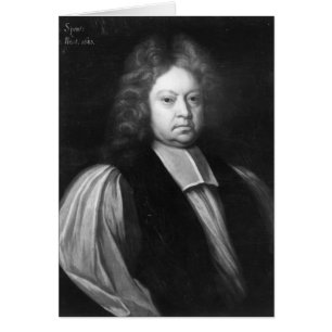 Cartão Thomas Sprat, 1683