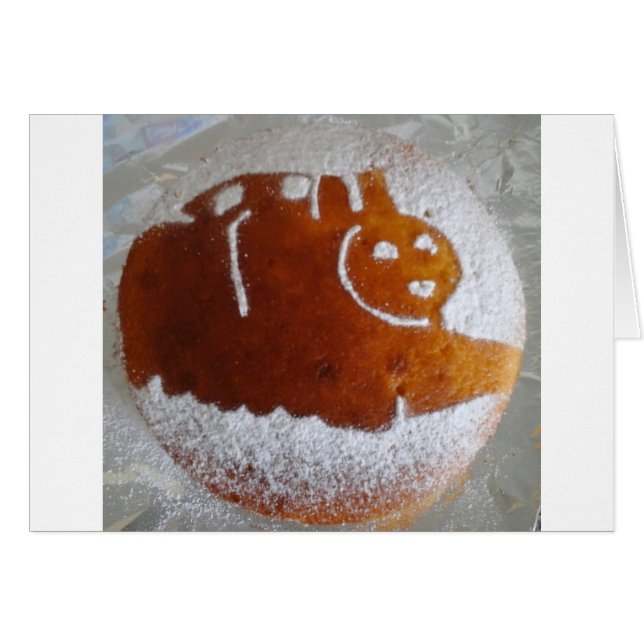 Cartão Thomas Train (Frente Horizontal)