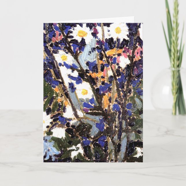 Cartão Thomson - Flores Selvagens Canadianas (Frente)