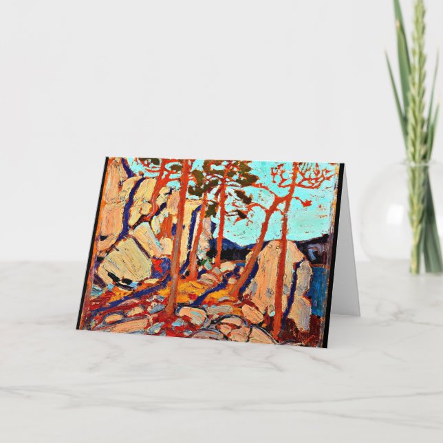 Cartão Thomson - Pine Cleft Rocks (Frente)